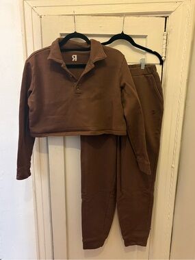 Recess Pickleball Sweatsuit - Brown/Purple